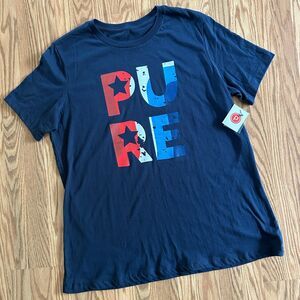 Sz L - NWT Pure Barre Olympics T-Shirt